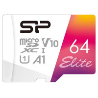 MicroSDXC 64 Gb Silicon Power class 10 UHS-I U1 A1 Elite Color