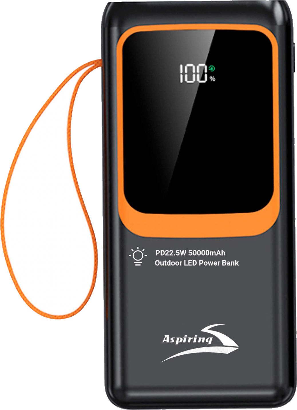 Батарея POWER BANK Aspiring Light 50 50000mAh PD 22.5W - зображення 1