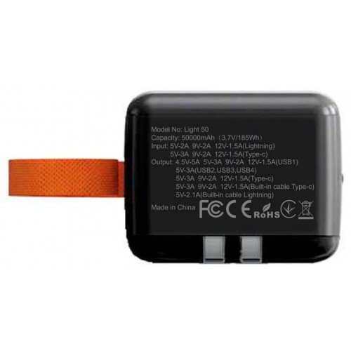 Батарея POWER BANK Aspiring Light 50 50000mAh PD 22.5W - зображення 3
