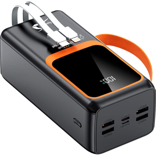 Батарея POWER BANK Aspiring Light 50 50000mAh PD 22.5W - зображення 4