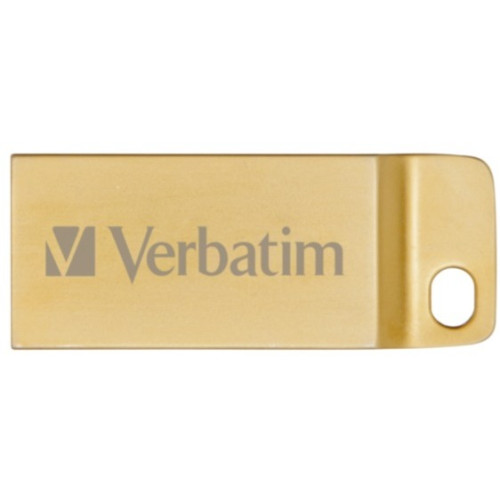 Флеш пам'ять USB 32 Gb Verbatim Metal Executive Gold USB 3.2 Gen 1 - зображення 1