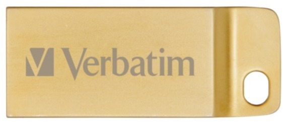 Флеш пам'ять USB 32 Gb Verbatim Metal Executive Gold USB 3.2 Gen 1 - зображення 1