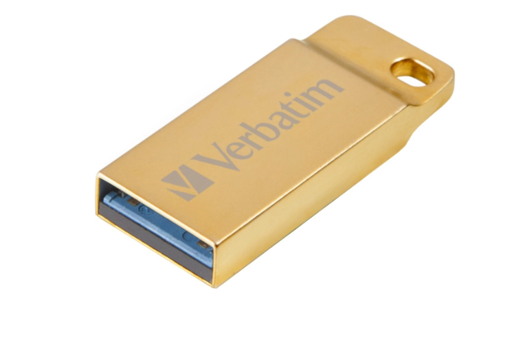 Флеш пам'ять USB 32 Gb Verbatim Metal Executive Gold USB 3.2 Gen 1 - зображення 2