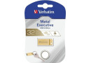 Флеш пам'ять USB 32 Gb Verbatim Metal Executive Gold USB 3.2 Gen 1 - зображення 5