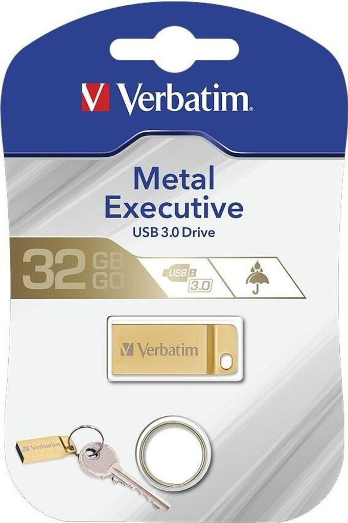 Флеш пам'ять USB 32 Gb Verbatim Metal Executive Gold USB 3.2 Gen 1 - зображення 5