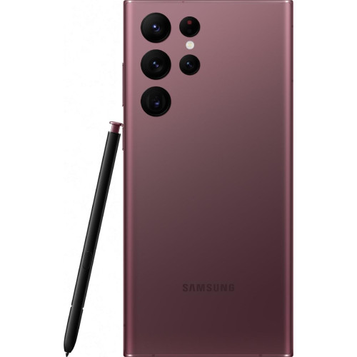 Смартфон SAMSUNG Galaxy S22 Ultra 12\/512GB Burgundy (SM-S908BDRH) - зображення 8