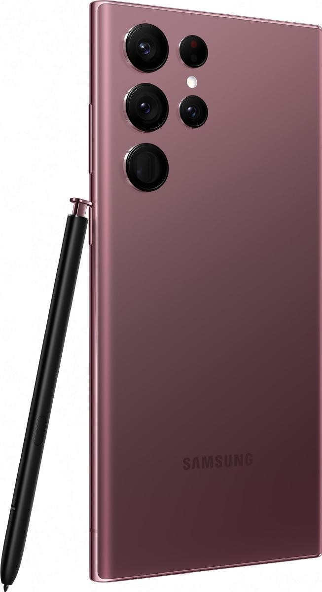 Смартфон SAMSUNG Galaxy S22 Ultra 12\/512GB Burgundy (SM-S908BDRH) - зображення 7