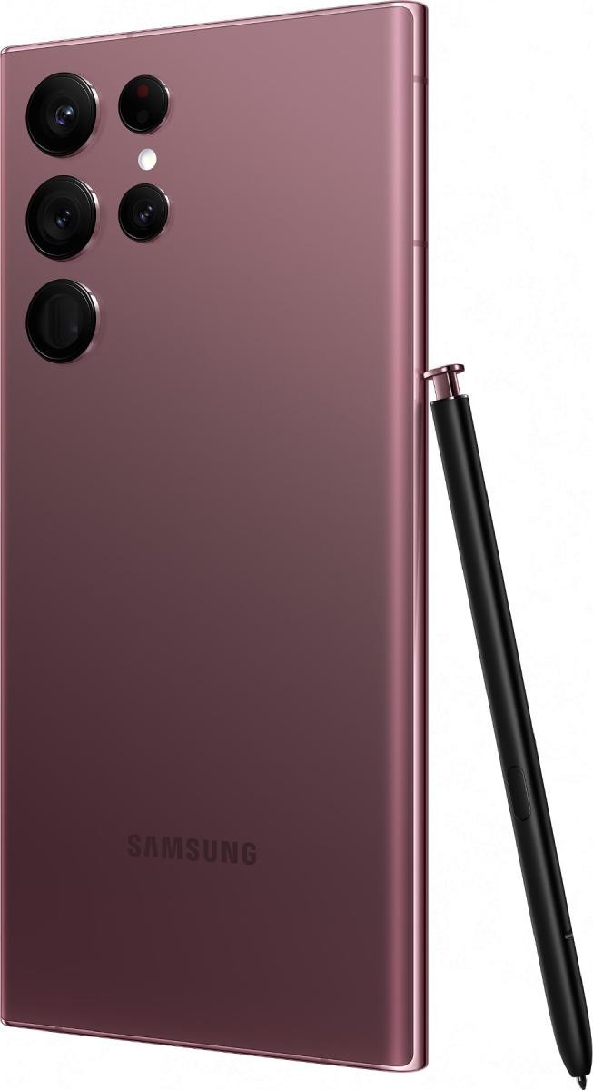 Смартфон SAMSUNG Galaxy S22 Ultra 12\/512GB Burgundy (SM-S908BDRH) - зображення 3