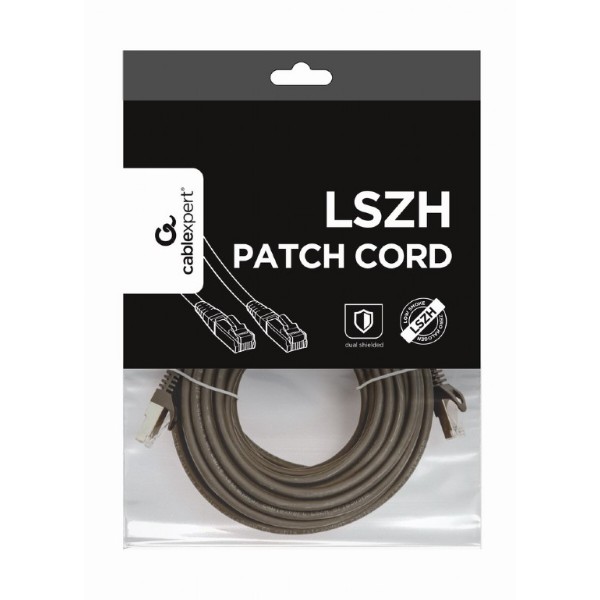 Патч-корд Cat.6, S\/FTP, RJ45, 10.0 м, AWG 27, Cu, LSZH, чорний, Cablexpert - зображення 3