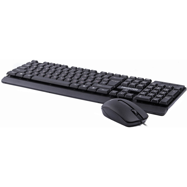 Клавіатура+мишка Maxxter KMS-CM-01-UA USB Black - зображення 3