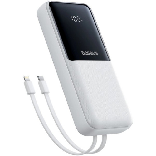 Батарея POWER BANK Baseus Lipow 20000mAh, 22,5W PD, QC\/3.0, White - зображення 3