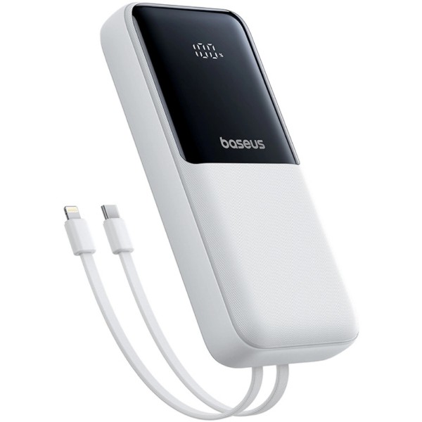 Батарея POWER BANK Baseus Lipow 20000mAh, 22,5W PD, QC\/3.0, White - зображення 3