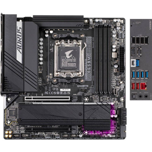 Мат. плата AM5 Gigabyte B650M AORUS ELITE - зображення 4