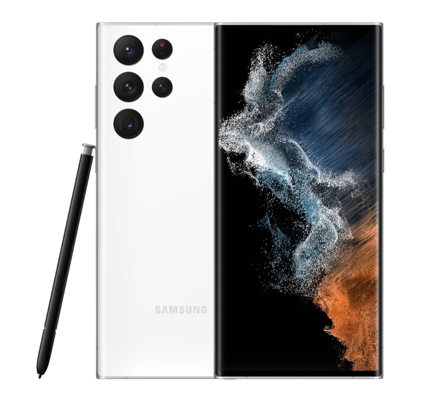 Смартфон SAMSUNG Galaxy S22 Ultra 12\/512GB White (SM-S908BZWH) - зображення 1