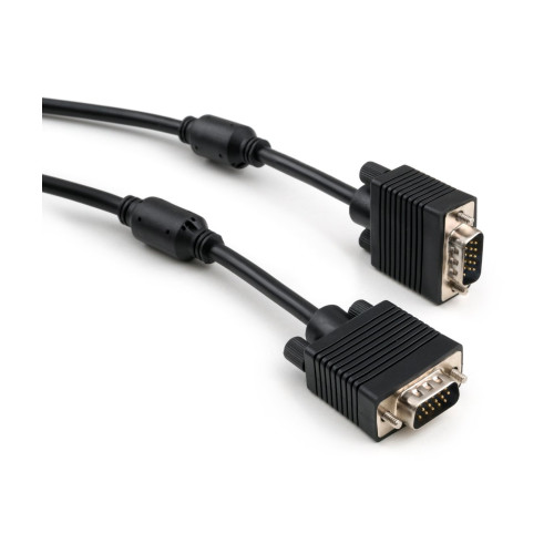 Кабель VGA M to VGA M, 3м, Vinga (VCPVGAF3BK) - зображення 1