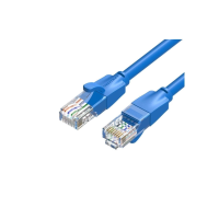 Патч-корд Cat.6, UTP, RJ45, 1.0 м, мідь, синій, Vention