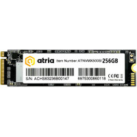 Накопичувач SSD NVMe M.2 256GB Atria X500S (ATNVMX500S/256)