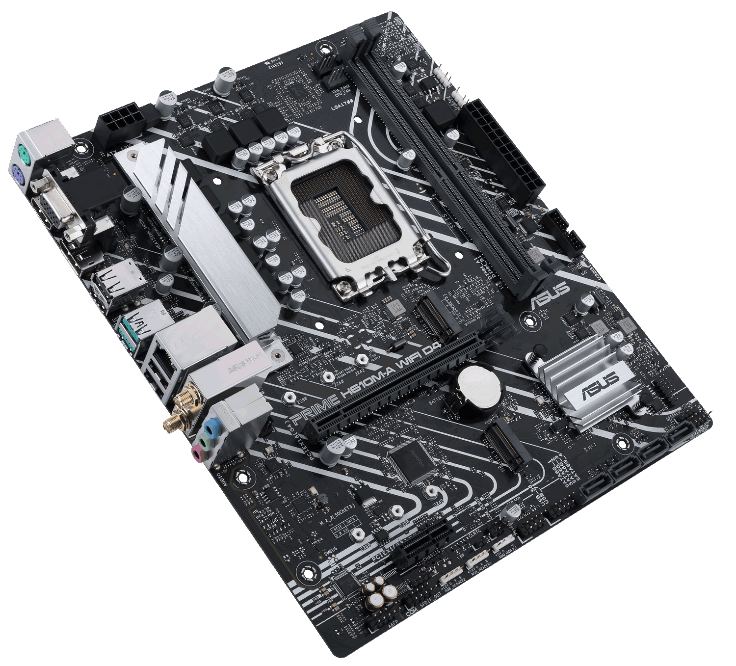 Мат. плата 1700 ASUS PRIME H610M-A WIFI D4 - зображення 4