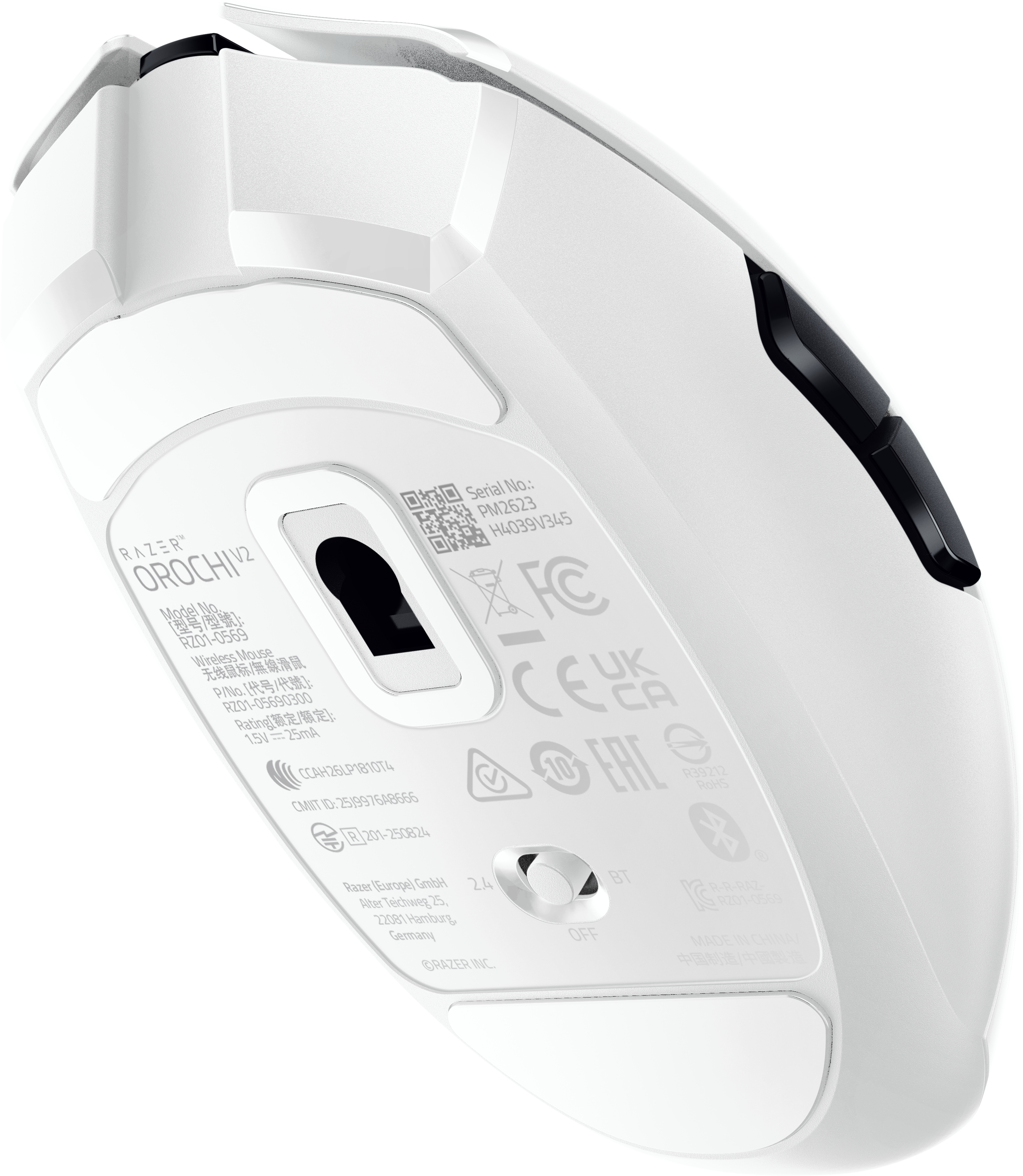 Мишка Razer Orochi V2 Wireless White - зображення 4