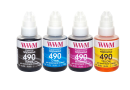 Чорнило WWM GI-490 для Canon PIXMA G1400\/G2400\/G3400 (C49SET4-2) - зображення 1