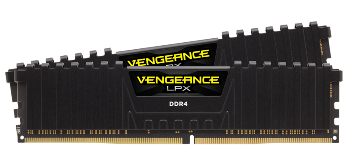 Пам'ять DDR4 RAM_32Gb (2x16Gb) 3200Mhz Corsair Vengeance LPX Black (CMK32GX4M2E3200C16) - зображення 1