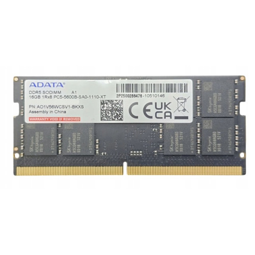 Пам'ять SoDIMM DDR5 16 Gb 5600 MHz ADATA - зображення 1