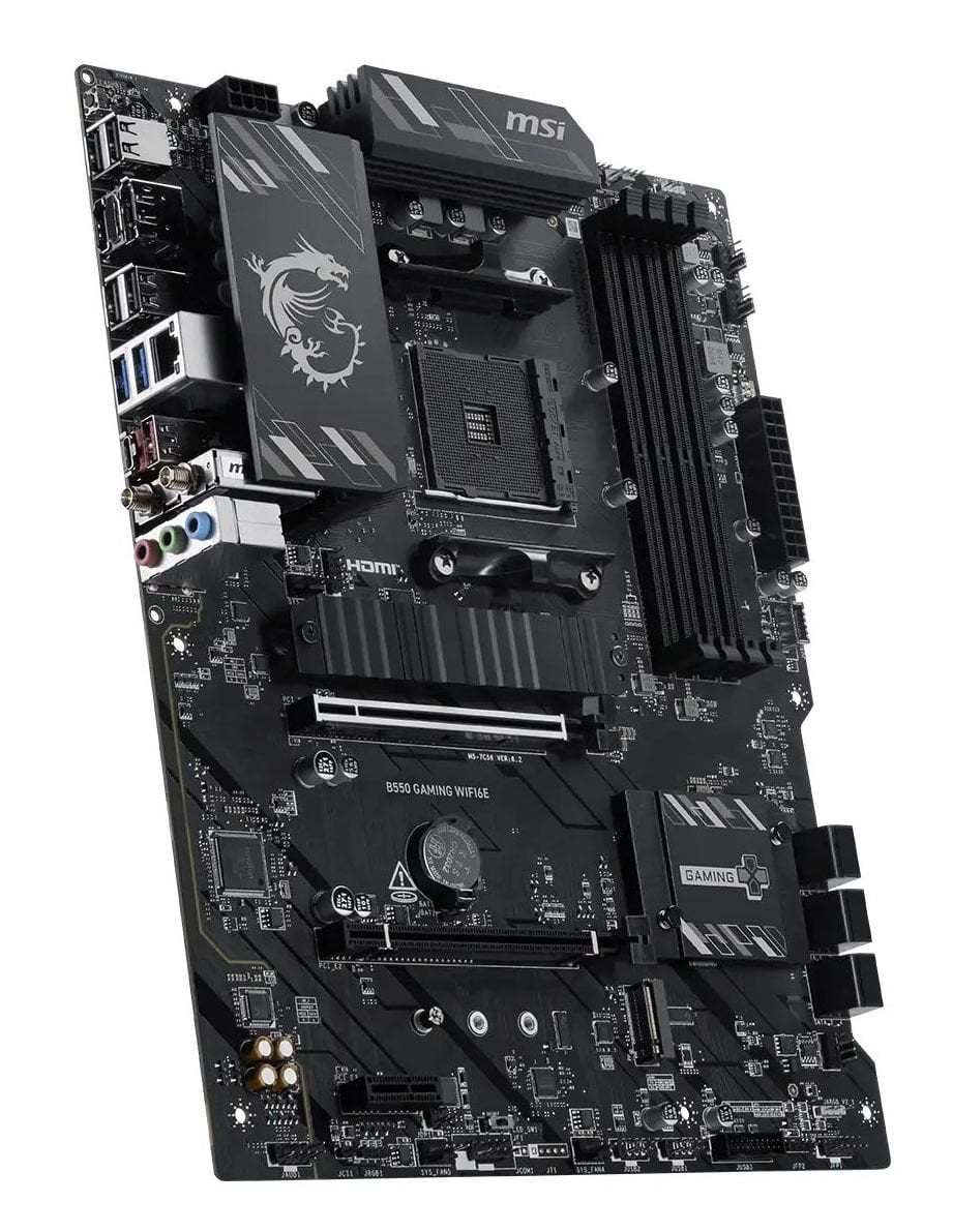 Мат. плата AM4 MSI B550 GAMING WIFI6E - зображення 2