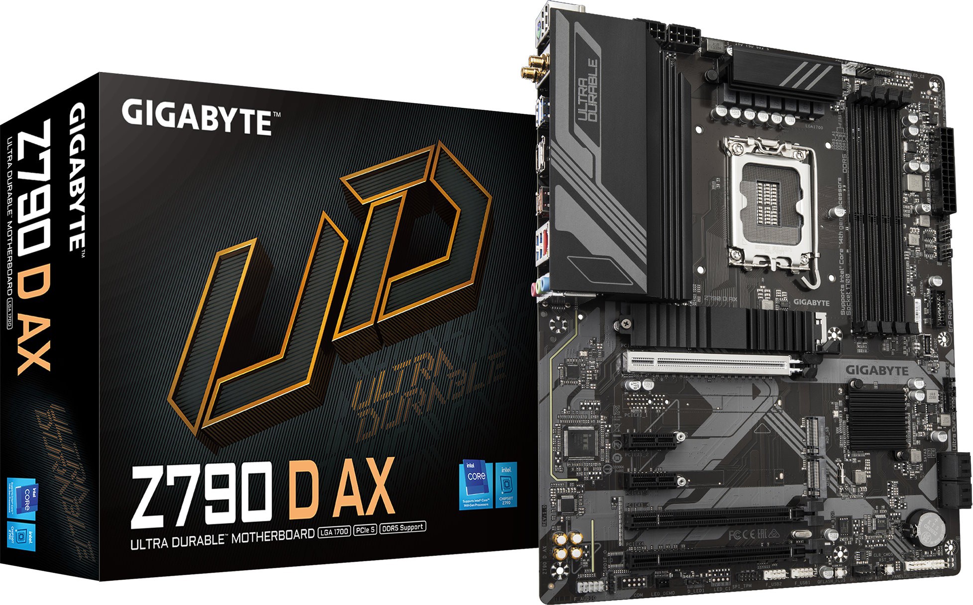 Мат. плата 1700 Gigabyte Z790 D AX - зображення 1