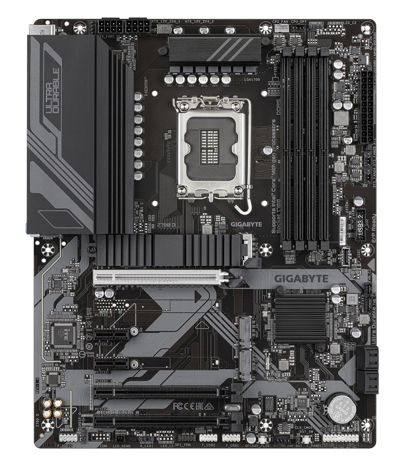 Мат. плата 1700 Gigabyte Z790 D AX - зображення 2