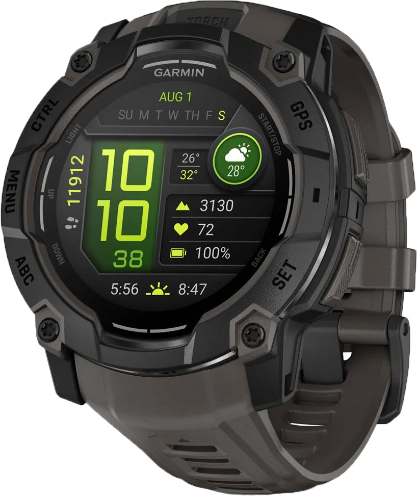 Смарт годинник Garmin Instinct 3 50mm AMOLED Black with Charcoal Band (010-03020-00) - зображення 1