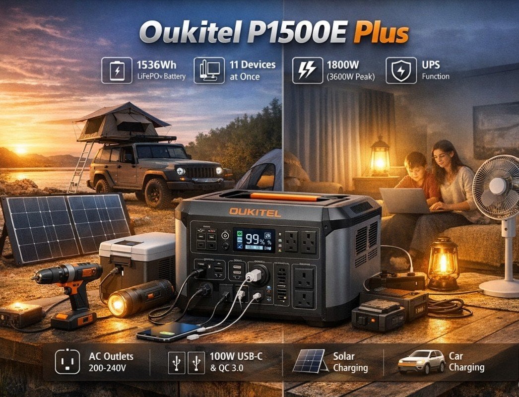 Зарядна станція OUKITEL P1500E Plus - зображення 8