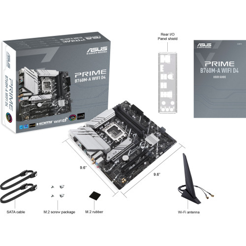 Мат. плата 1700 ASUS PRIME B760M-A WIFI D4 - зображення 5