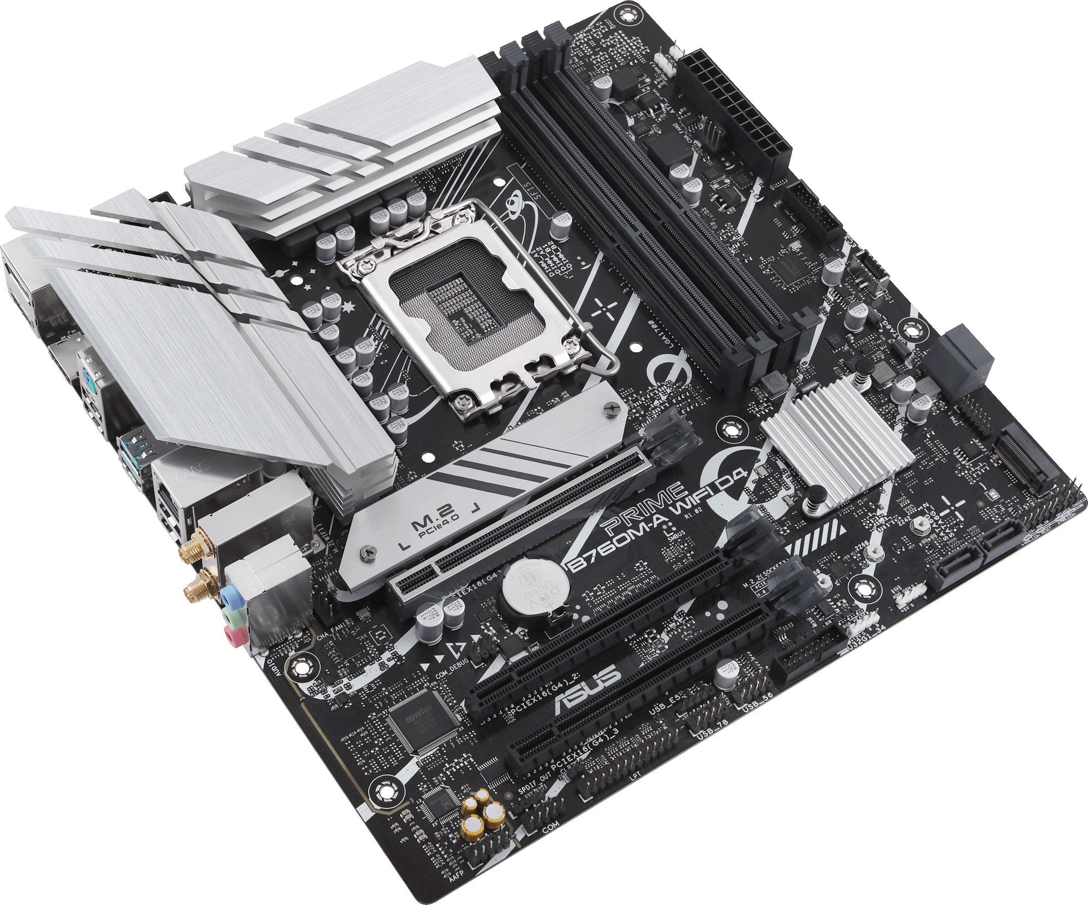 Мат. плата 1700 ASUS PRIME B760M-A WIFI D4 - зображення 3