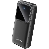 Батарея POWER BANK Vention 20000mAh 22.5W LED Display Black