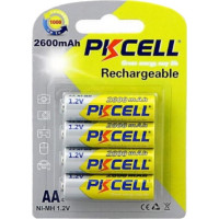 Акумулятор AA 2600мA NiMH PkCell 4шт.