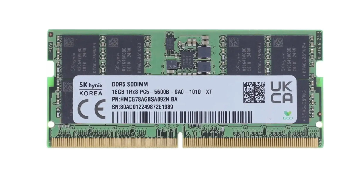 Пам'ять SoDIMM DDR5 16 Gb 5600 MHz Hynix - зображення 1