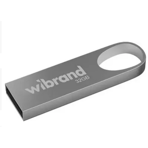 Флеш пам'ять USB 32 Gb Wibrand Irbis Silver USB 2.0 - зображення 1