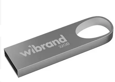 Флеш пам'ять USB 32 Gb Wibrand Irbis Silver USB 2.0 - зображення 1