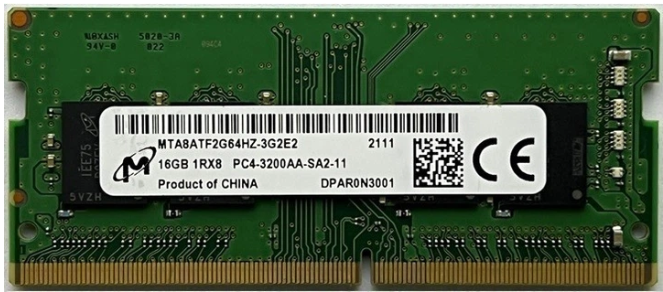 Пам'ять DDR4-3200 16 Gb Micron SoDIMM - зображення 1