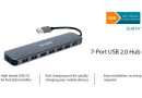 Концентратор USB 2.0 D-Link DUB-H7 - зображення 2