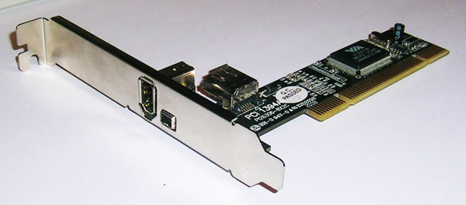 Контролер 1394 Fire Wire adapter STLab F-221 PCI for 3 ports - зображення 1