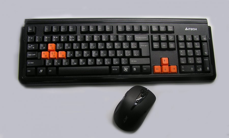 Клавіатура+опт.мишка A4 Tech G-1000A - зображення 1