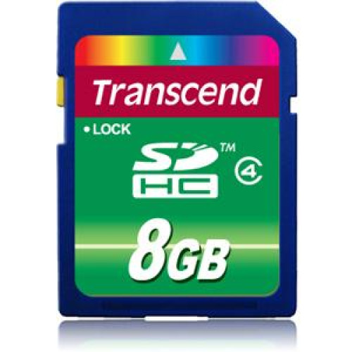 Secure Digital card 8 Gb Transcend SDHC class 4 - зображення 1