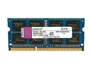 Пам'ять DDR3-1333 4 Gb Kingston 1333MHz SoDIMM - зображення 1