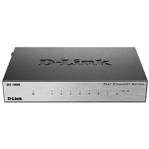 Комутатор Switch D-Link DES-1008D - зображення 1