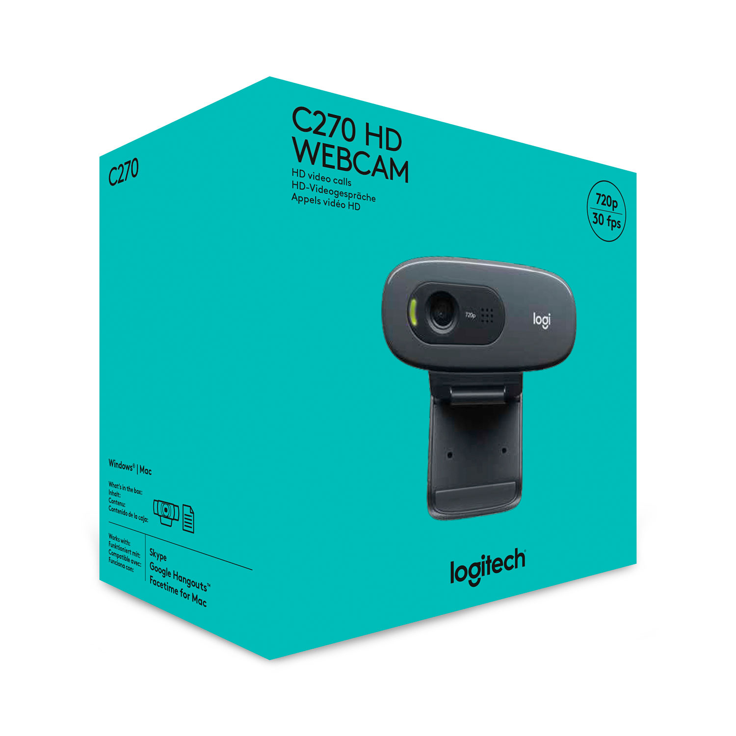 Вебкамера Logitech WebCam C270 HD - зображення 8