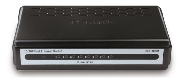 Комутатор Switch D-Link DES-1008A - зображення 1