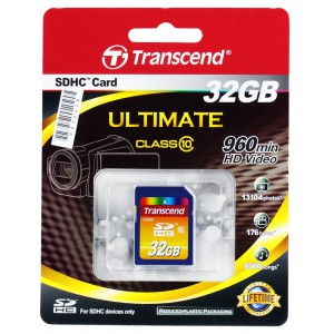 Secure Digital card 32 Gb Transcend SDHC class10 UHS-I - зображення 1