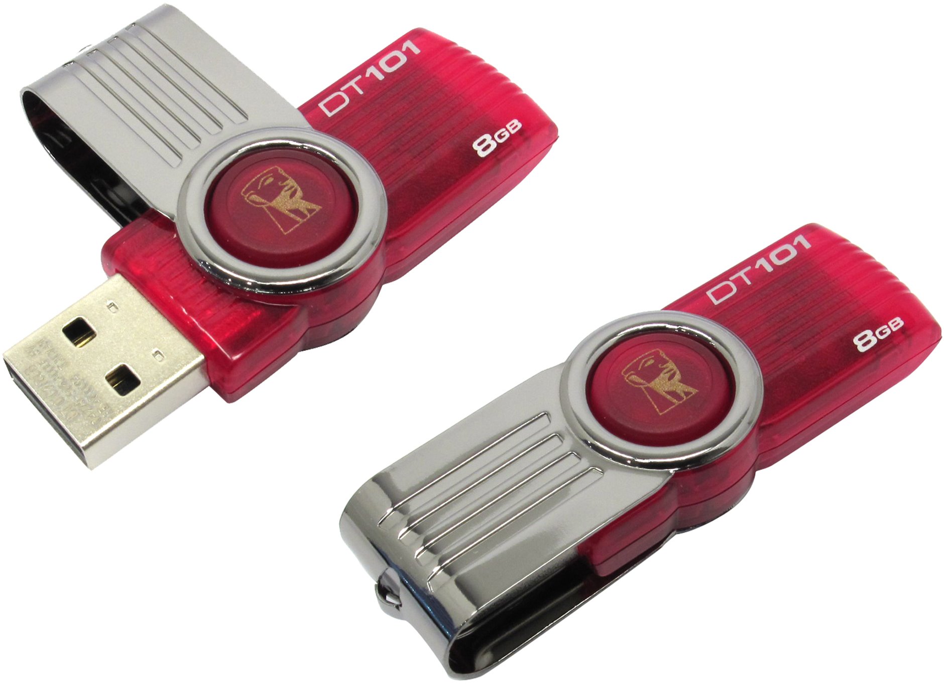 Флеш пам'ять USB 8 Gb Kingston DataTraveler 101 G2 USB2.0 - зображення 2