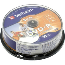 Mini DVD-R 4x 1,4GB Verbatim Print - зображення 1